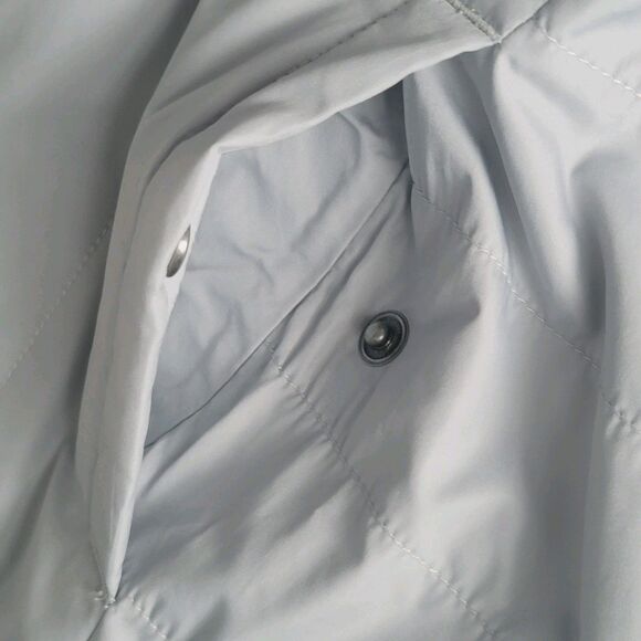 Columbia Women's Cedar Express Vest Size M Lined Gray Full Zip Puffer Jacket - Picture 7 of 13